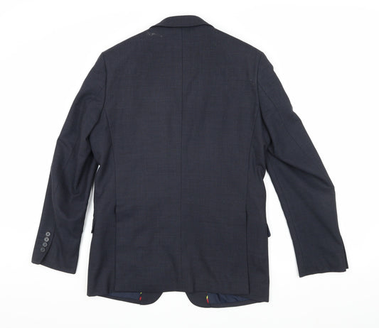 Jeff Banks Men's Blue Blazer, 38, Regular Fit, Formal