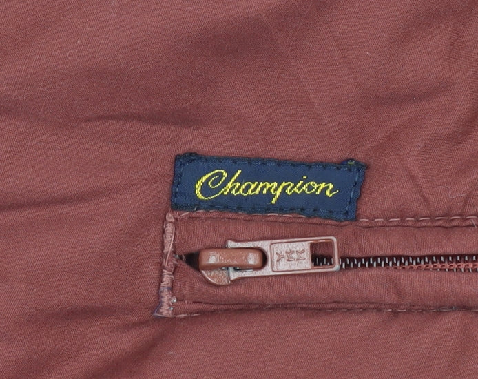 Champion Men's Brown Puffer Waistcoat, Size 40