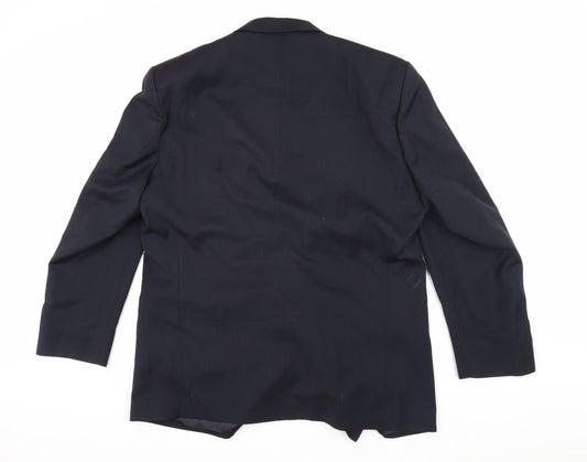 Pierre Cardin Men's Blue Wool Blazer 42 R Formal Jacket