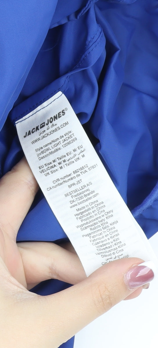 Jack & Jones Men's Blue M Windbreaker Jacket
