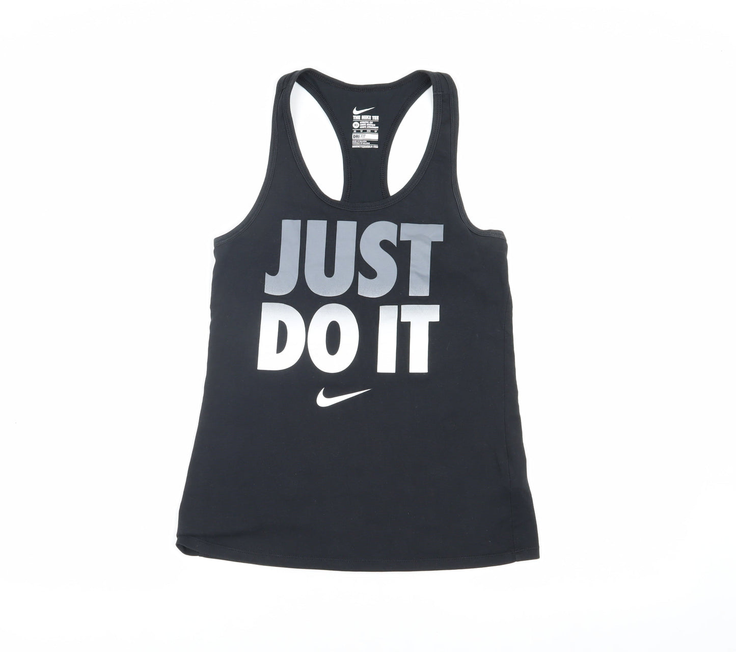 Nike Unisex Black XS Gym Tank Top Athletic Fit
