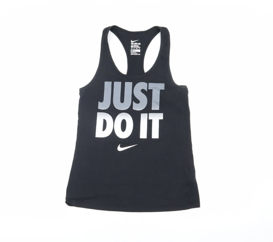 Nike Unisex Black XS Gym Tank Top Athletic Fit