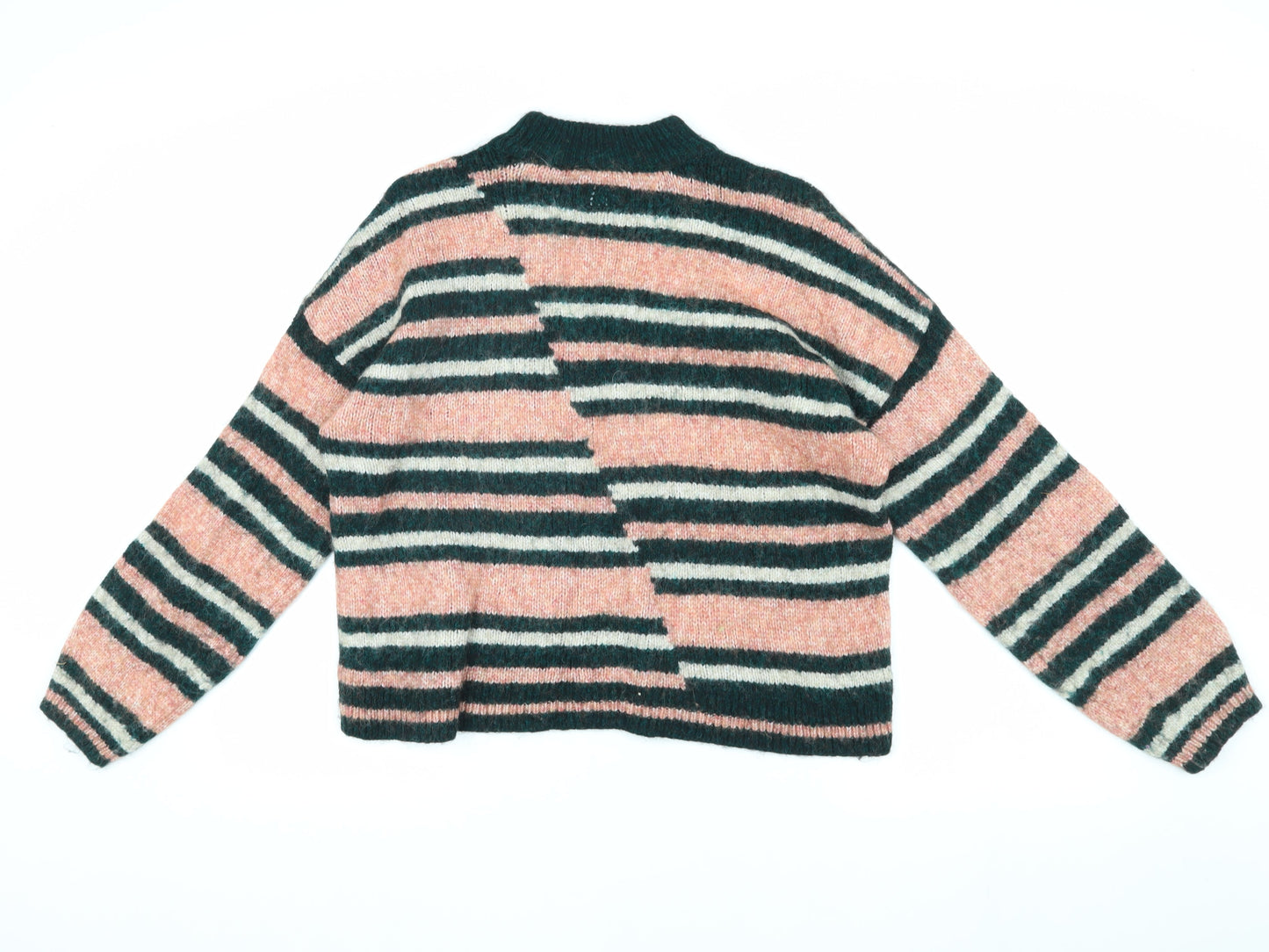 Superdry Women's Striped Pullover Jumper, Multicoloured, Size 12