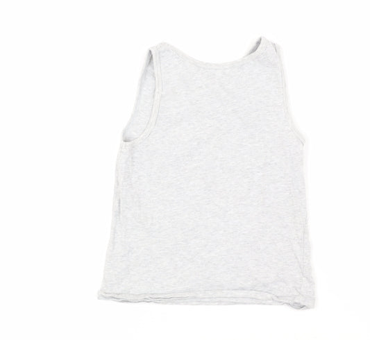 Frozen Girls Grey Tank Top 6-7 Years