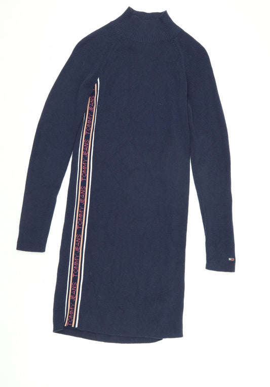 Tommy Jeans Women's Blue S T-Shirt Dress - Casual