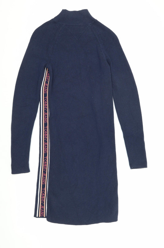 Tommy Jeans Women's Blue S T-Shirt Dress - Casual