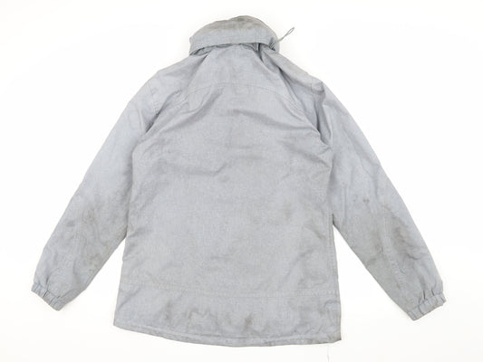 Peter Storm Women's Grey Hooded Jacket Size 12