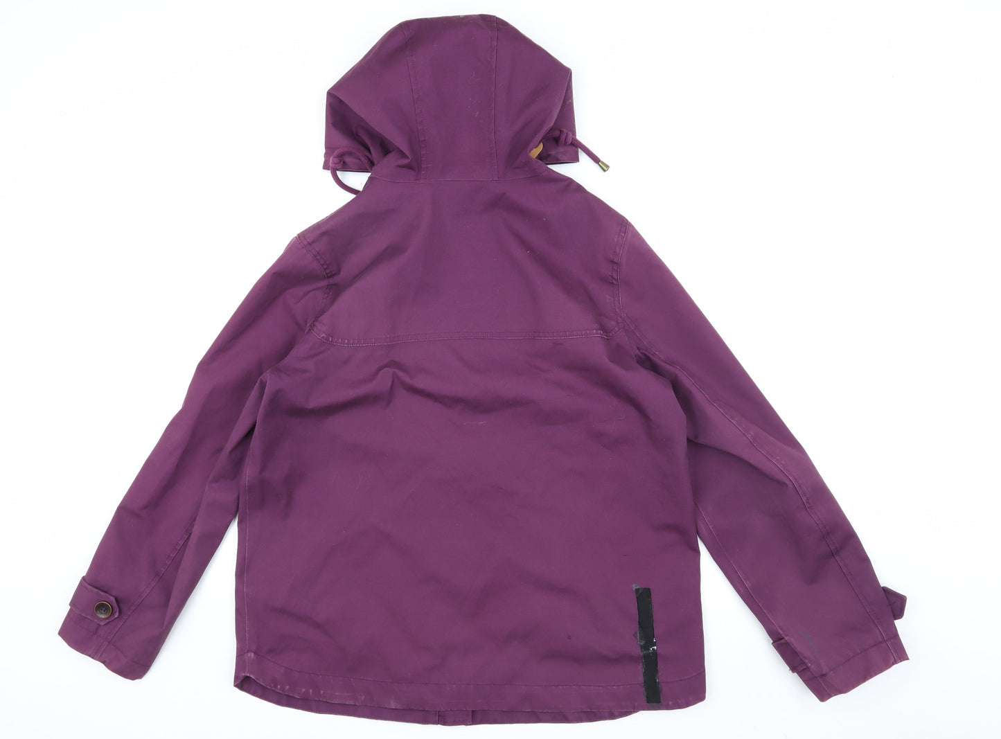 Joules Women's Purple Parka Jacket UK 14