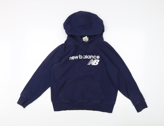 New Balance Blue Unisex Hoodie, Activewear M
