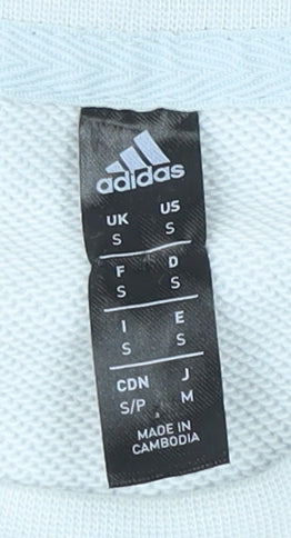 Adidas Men's White Pullover Sweatshirt Size S