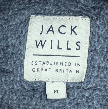 Jack Wills Men's Blue Pullover Hoodie M