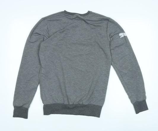Puma Men's Grey Logo Sweatshirt M