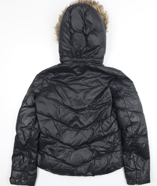 Tommy Hilfiger Women's Black Puffer Jacket, XS