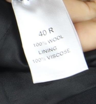 Austin Reed Men's Black Blazer 40R Formal