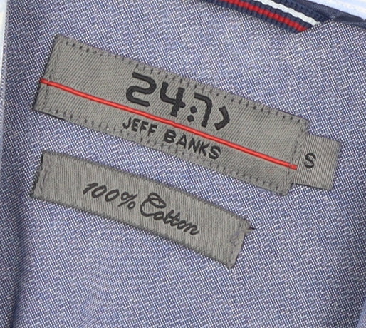 Jeff Banks Men's Blue Dress Shirt Size S