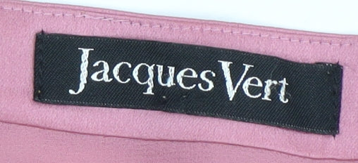 Jacques Vert Women's Pink Tank Top, UK 16, Sleeveless, Polyester
