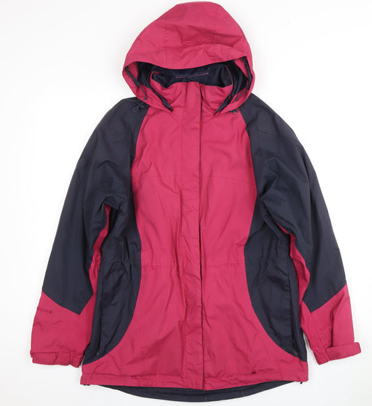 Peter Storm Women's Pink Hooded Parka Jacket Size 12