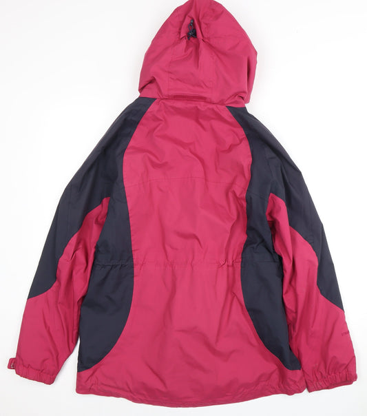 Peter Storm Women's Pink Hooded Parka Jacket Size 12