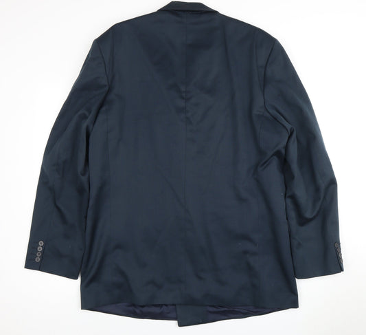 Centaur Men's Navy Double-Breasted Blazer, 44 Long