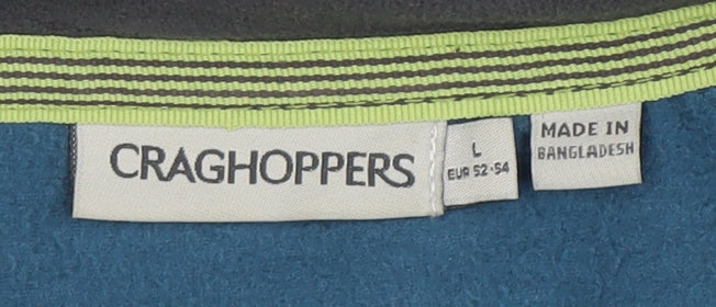 Craghoppers Men's Blue 1/2 Zip Fleece Sweatshirt L
