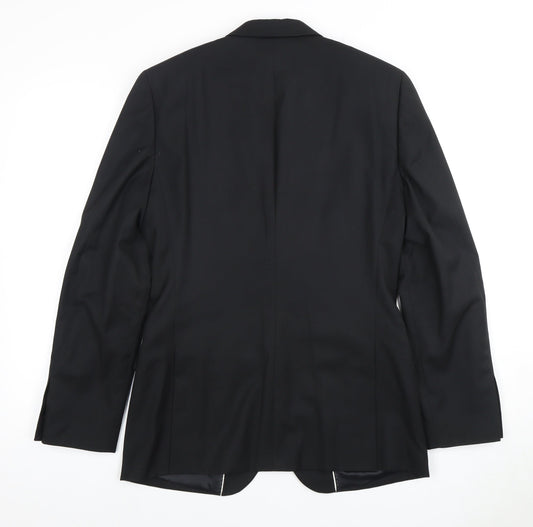 White Label Men's Black Suit Jacket 36 Regular