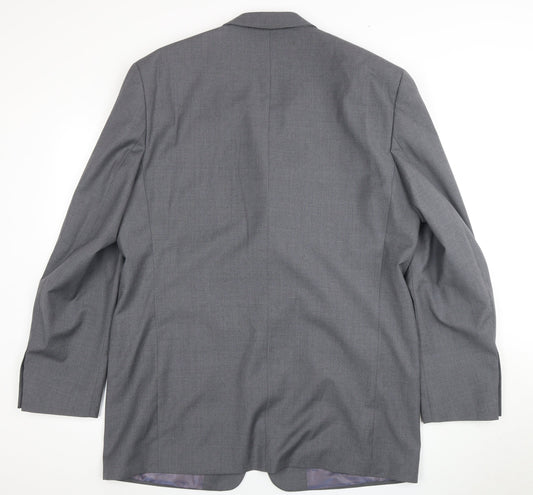 Pierre Cardin Men's Grey Blazer, 44L, Formal Jacket