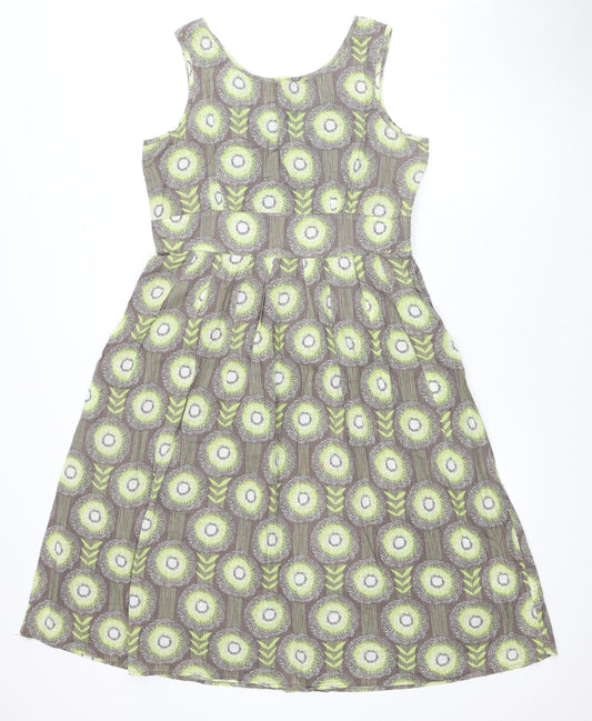 Seasalt Women's Multicoloured A-Line Dress, Size 12