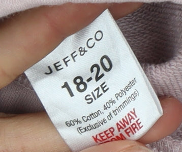 Jeff Banks Women's Pink Drawstring Shorts Size 18