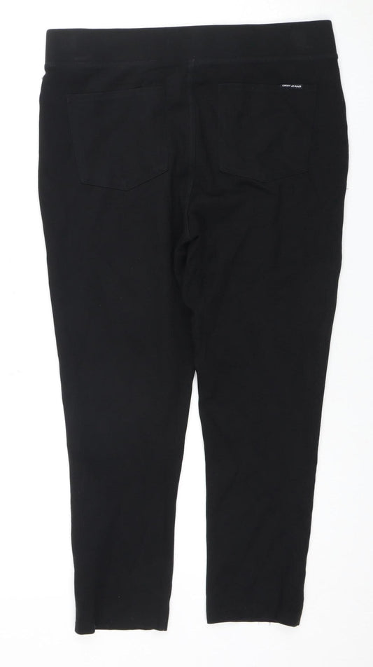 DKNY Jeans Women's Black Jeggings - Size M, Elastic Waist