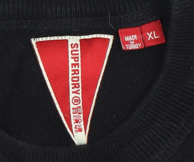 Superdry Men's Black XL Pullover Jumper