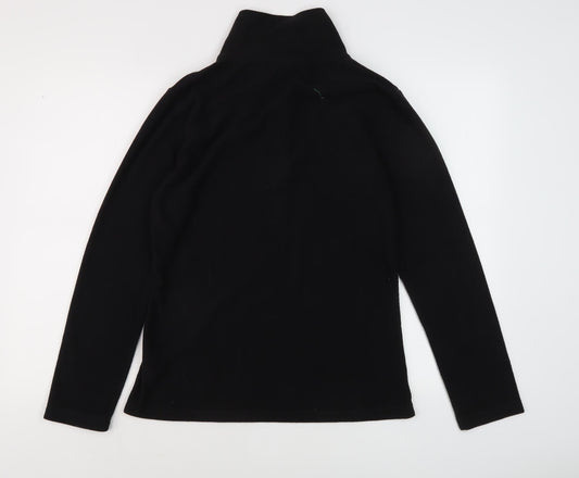 Gelert Women's Black Fleece Pullover Sweatshirt, Size 12