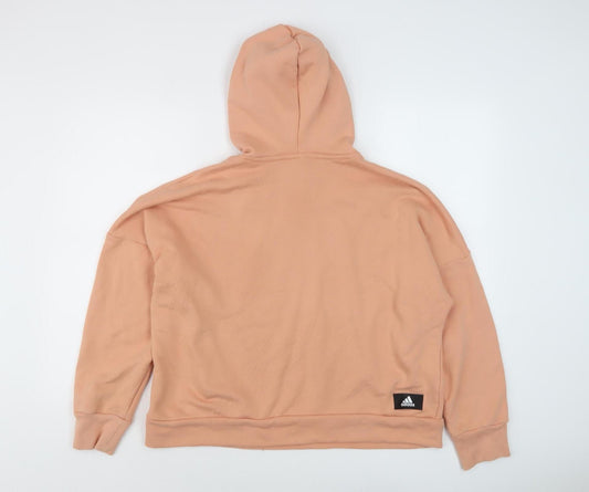 Adidas Women's Pink Pullover Hoodie M