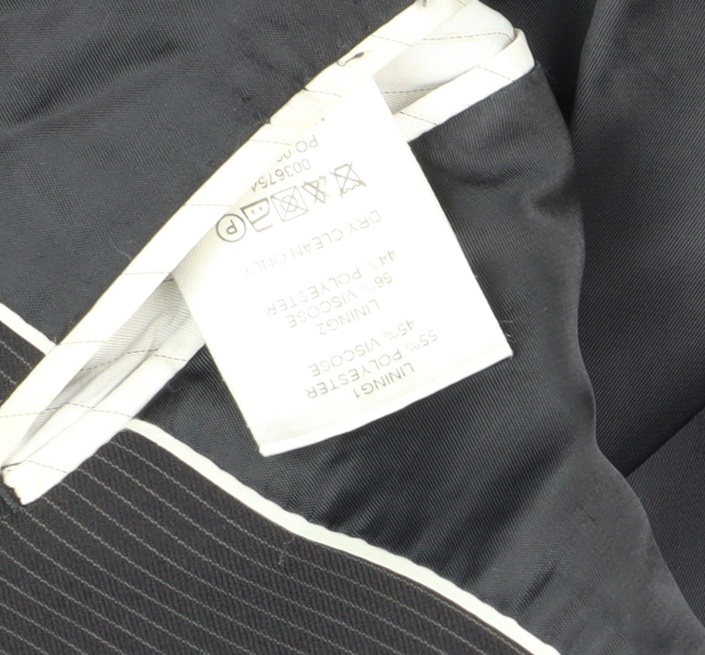 Jeff Banks Men's Black Slim Fit Suit Jacket 40S