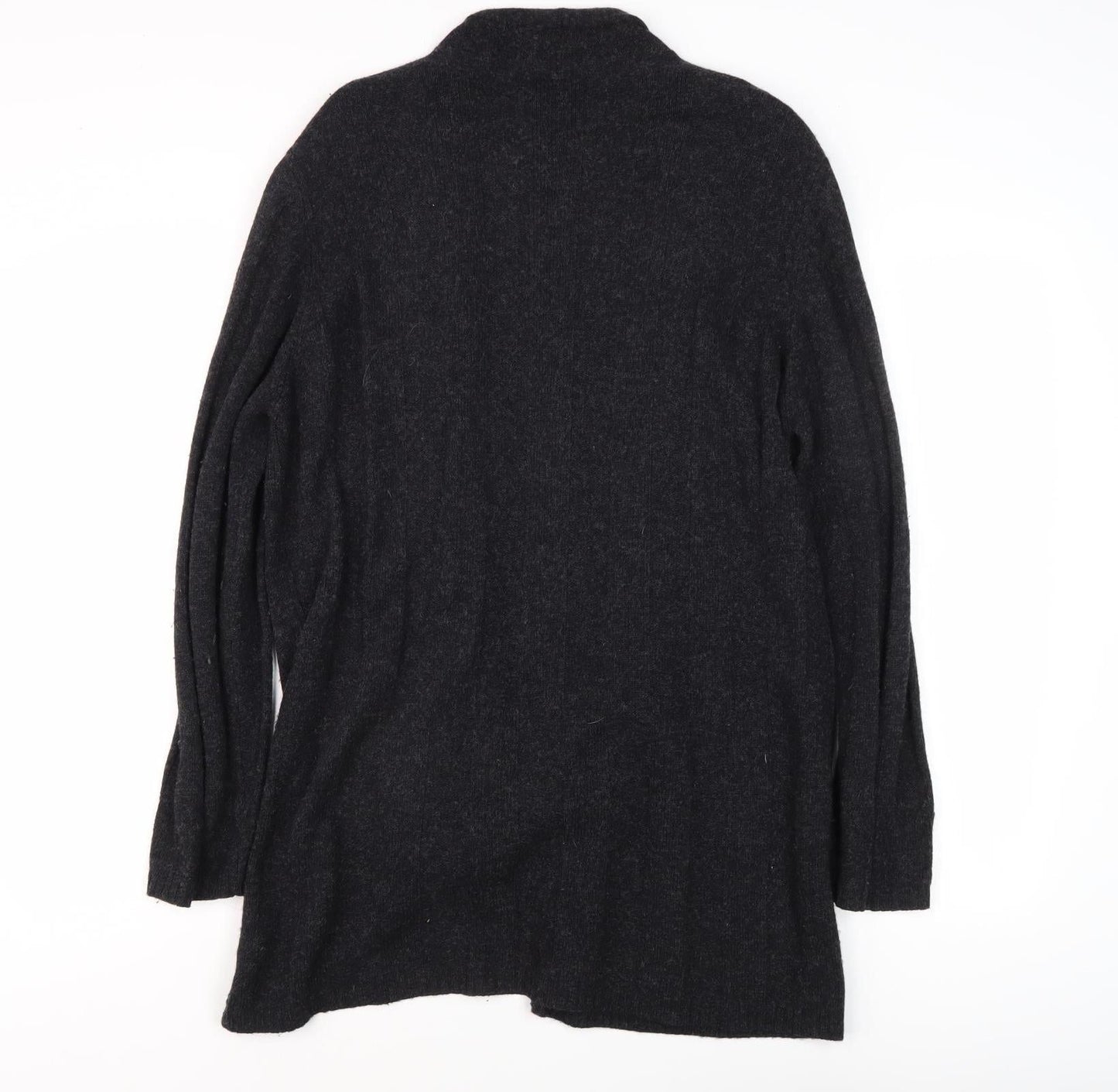 Alexon Women's Black Open Front Cardigan Size 14 Long Sleeve