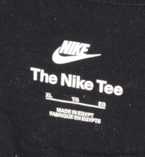Nike Men's Black XL Logo Short Sleeve T-Shirt