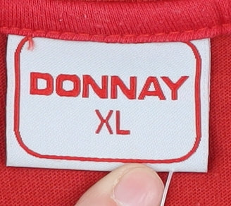 Donnay Men's Red XL Crew Neck T-Shirt