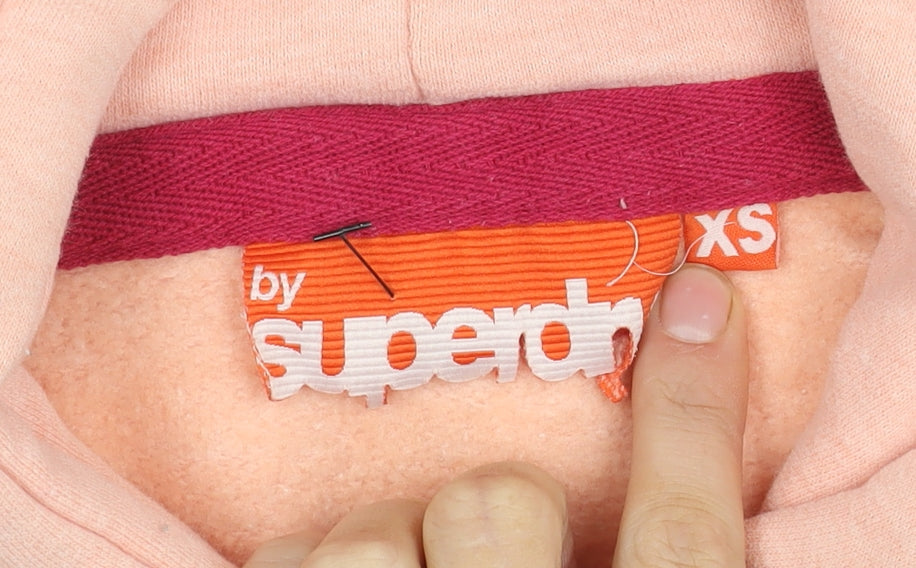 Superdry Women’s Pink Pullover Hoodie XS