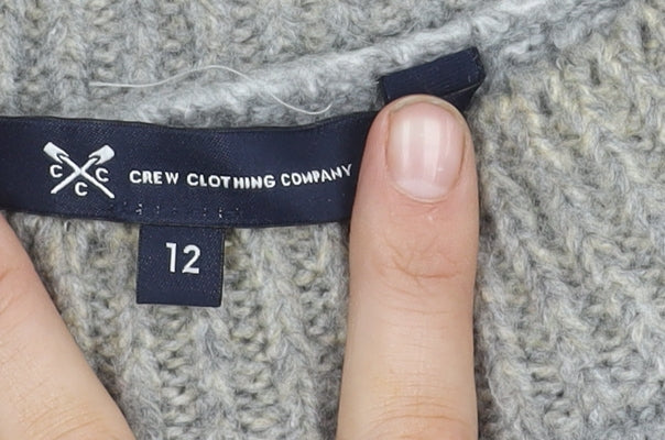 Crew Clothing Company Women's Grey Pullover Jumper, Size 12