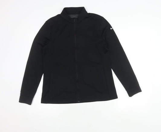 Nike Unisex Black Medium Basic Jacket for Gym