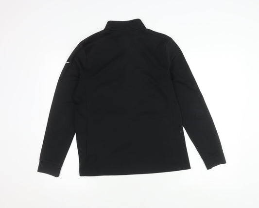 Nike Unisex Black Medium Basic Jacket for Gym