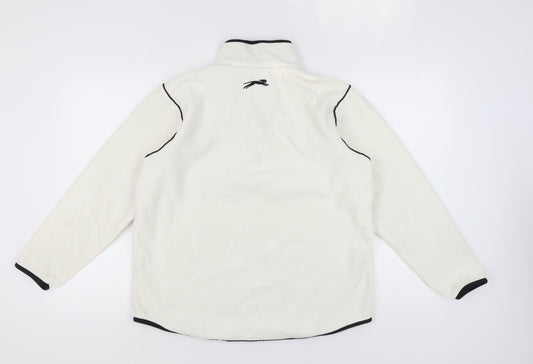 Slazenger Men's Ivory Fleece Sweatshirt M