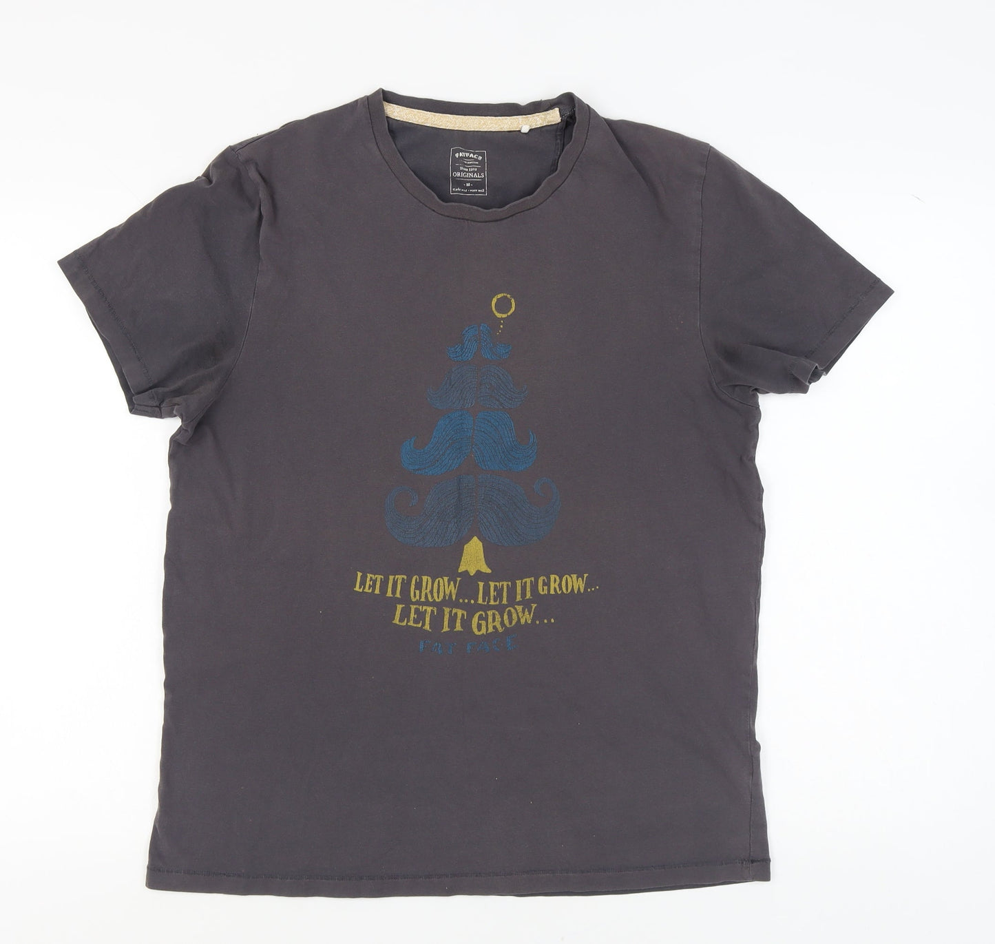FatFace Men’s Blue M Graphic T-Shirt