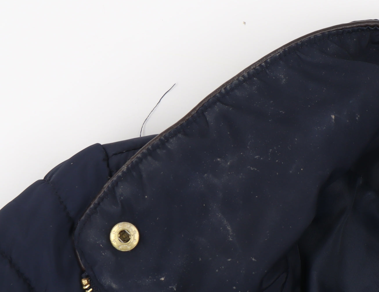 Joules Women's Blue Puffer Jacket Size 8 Casual Zip