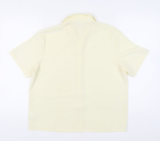 Eastex Women's Ivory Button-Up Shirt Size 14