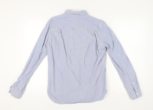 SuperDry Men's Blue Oxford Vintage Button-Up Shirt