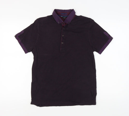 Ted Baker Men's Purple Polo Size M