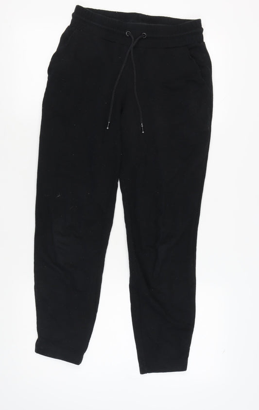 Boden Women's Black Joggers, Size 10, Relaxed Fit