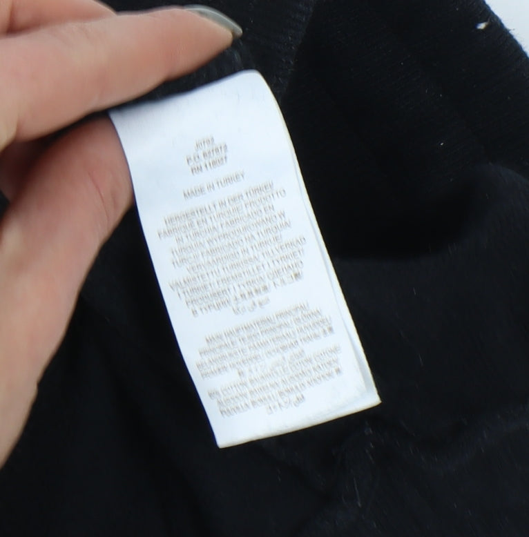 Boden Women's Black Joggers, Size 10, Relaxed Fit