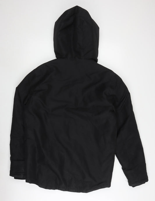 Jack & Jones Men's Black Hooded Jacket S