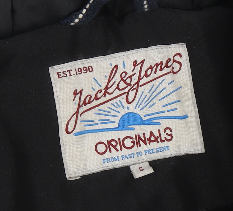 Jack & Jones Men's Black Hooded Jacket S